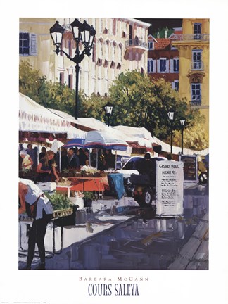 Framed Cours Saleya Print
