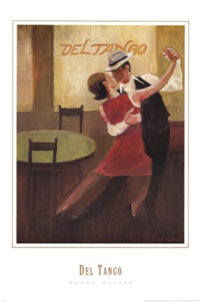 Framed Del Tango Print