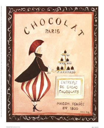 Framed Chocolat, Paris Print