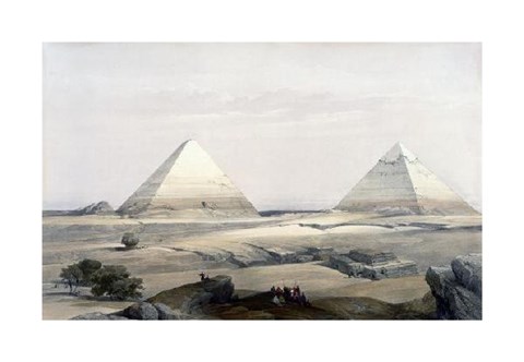 Framed Pyramids of Giza Print