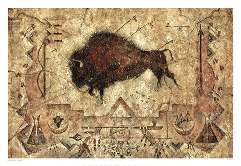 Framed Buffalo Tribe Journey Print