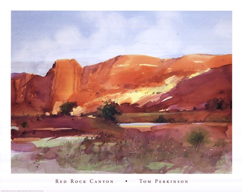 Framed Red Rock Canyon Print