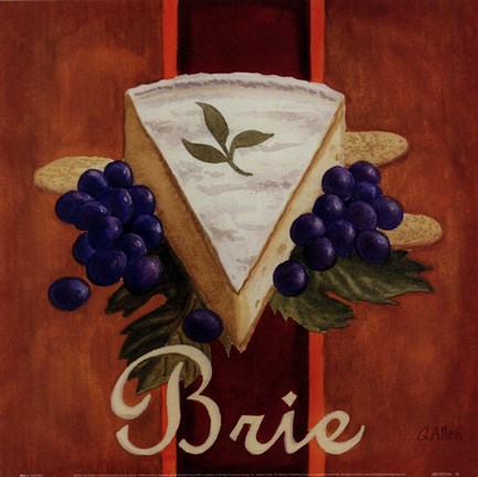Framed Brie Print