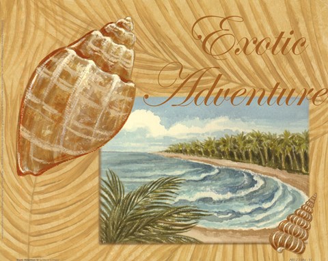 Framed Exotic Adventure IV Print