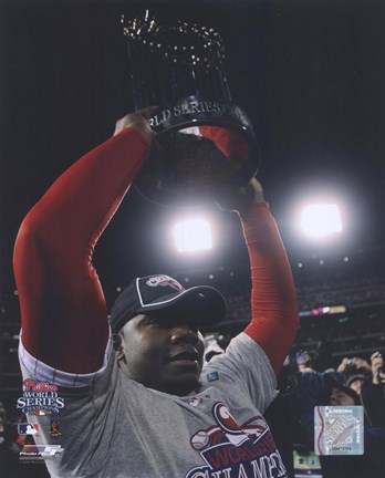 Ryan Howard with 2008 World Series Trophy Poster by Unknown at