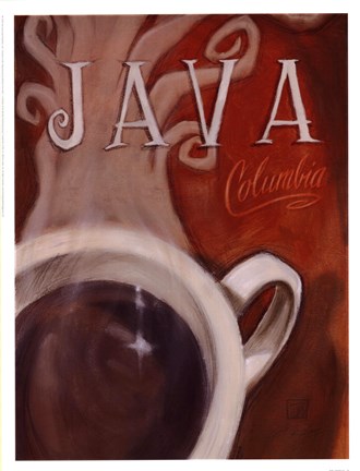 Framed Java Columbia Print