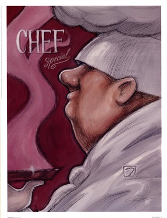 Framed Chef Special Print