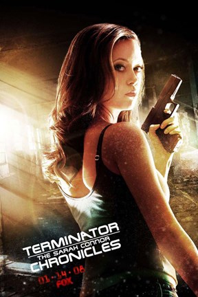 Framed Terminator: The Sarah Connor Chronicles - style BE Print