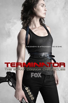 Framed Terminator: The Sarah Connor Chronicles - style AA Print