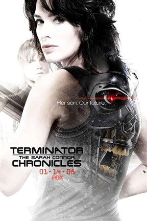 Framed Terminator: The Sarah Connor Chronicles - style AZ Print