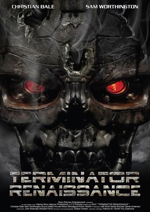 Framed Terminator: Salvation - French - style A Print
