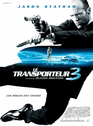 Framed Transporter 3 - French - style A movie poster Print