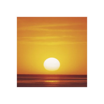 Framed Sunset Over Lake Michigan Print