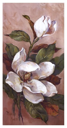 Framed Magnolia Accents ll Print