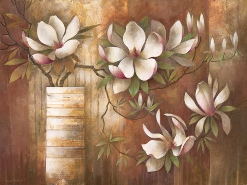 Framed Southern Magnolias Print