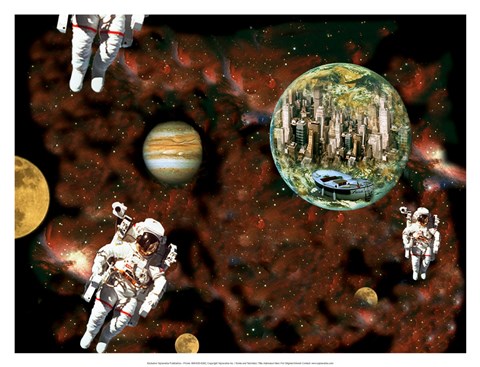 Framed Astronaut View Print