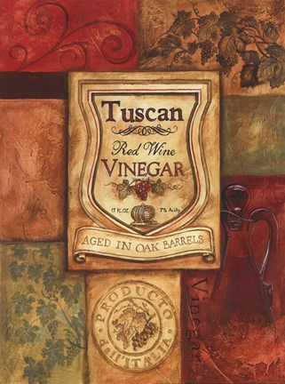 Framed Tuscan Vinegar Print