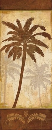 Framed Elegant Palm II Print