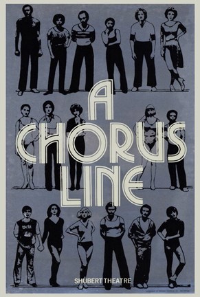Framed Chorus Line (Broadway) - Posed Print