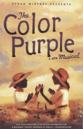 Framed Color Purple (Broadway) Print