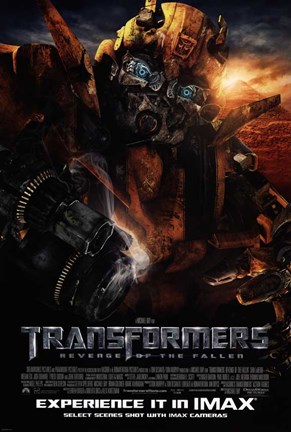 Framed Transformers 2: Revenge of the Fallen - style N Print