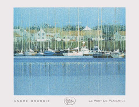 Framed Le Port De Plaisance Print