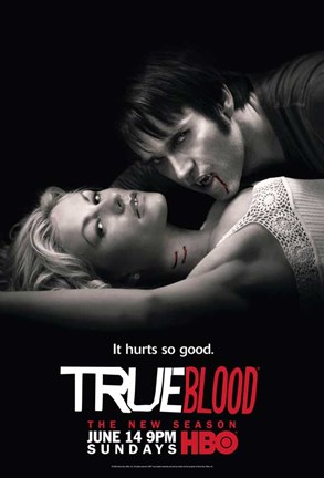 Framed True Blood - Season 2  [Sookie and Bill] Print