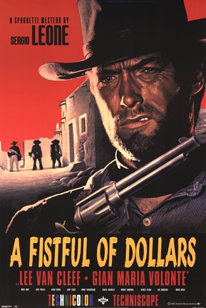 Framed Fistful of Dollars Print