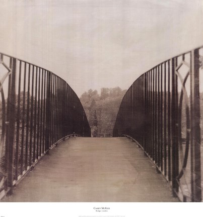 Framed Bridge, London Print