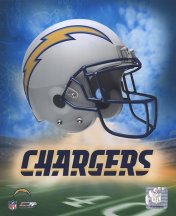 Framed 2009 San Diego Chargers logo Print
