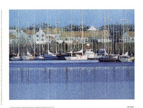 Framed Le Port De Plaisance Print