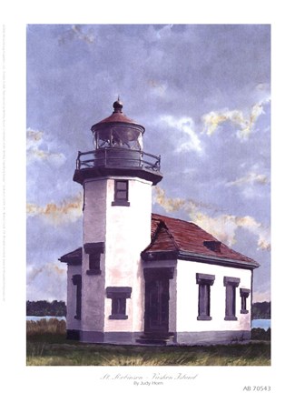 Framed Pt. Robinson-Vashon Island Print