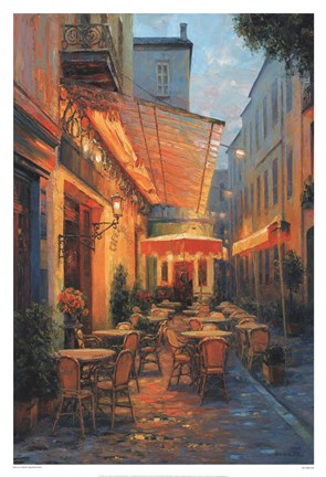 Framed Cafe Van Gogh, Arles France Print