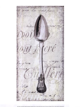 Framed Decoative Spoon Print