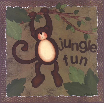 Framed Jungle Fun Print
