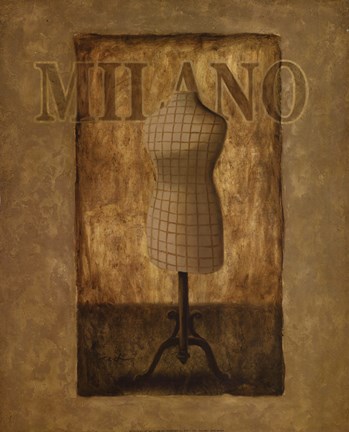 Framed Fashionable Milano Print