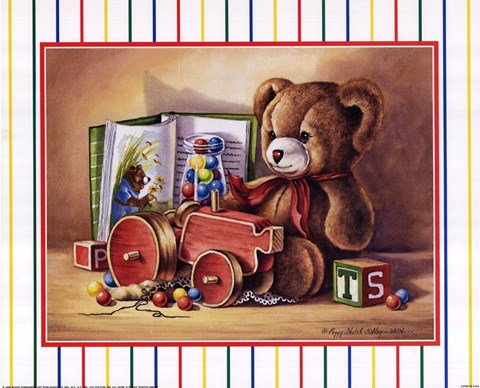 Framed Child Toys II Print