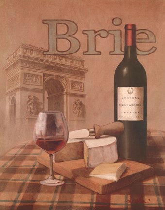 Framed Brie - Arc de Triomphe Print