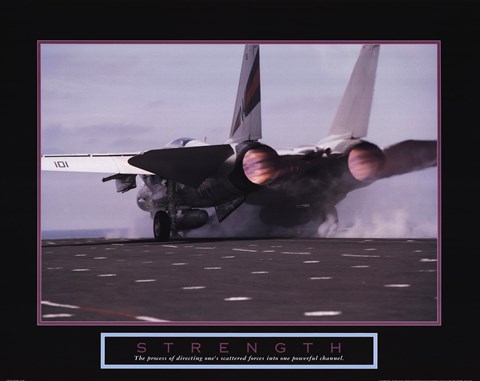 Framed Strength - Aircraft Print