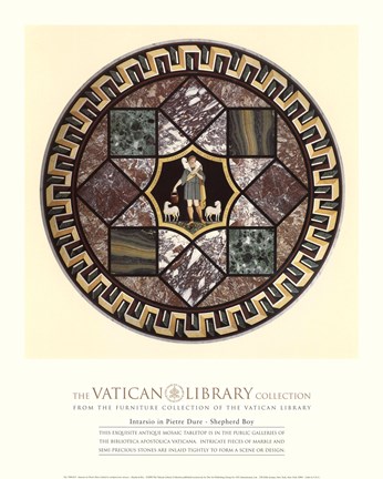 Framed Shephard Boy, (The Vatican Collection) Print