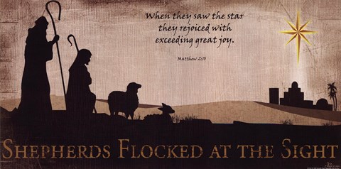 Framed Shepherds Print