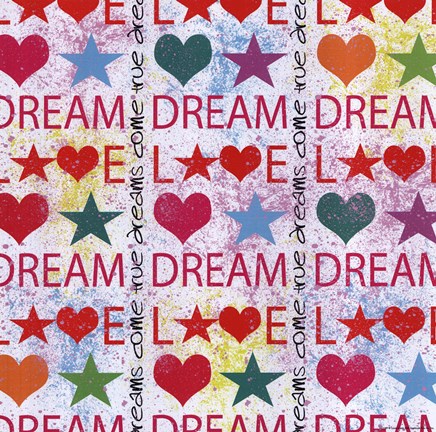 Framed Dream and Love Print