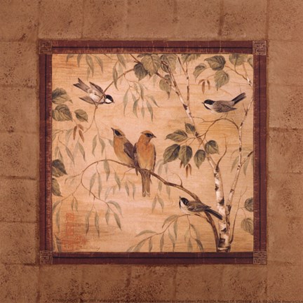 Framed Outdoor Aviary II - petite Print