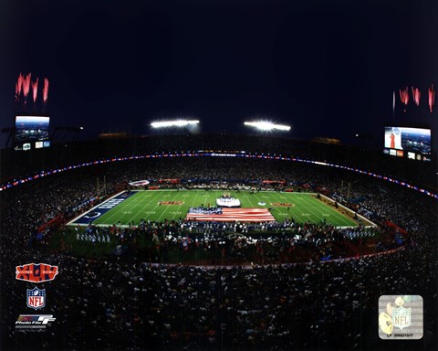 Framed Sun Life Stadium Super Bowl XLIV National Anthem (#13) Print