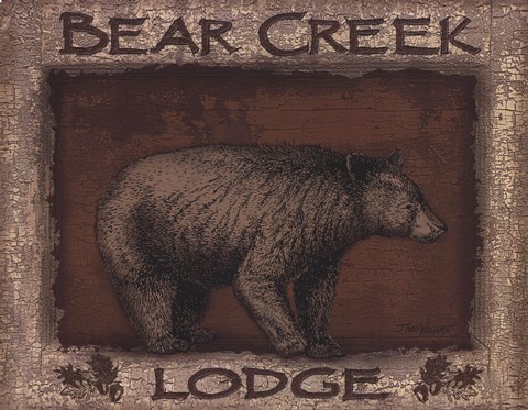Framed Bear Creek- mini Print