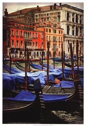 Framed Venetian Canals I Print