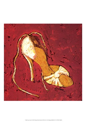 Framed Sassy Shoe II Print