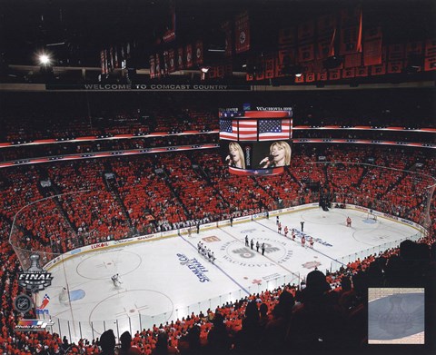 Framed Wachovia Center 2009-10 NHL Stanley Cup Finals Game 3 (#9) Print