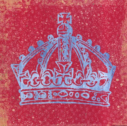 Framed Crown III Print
