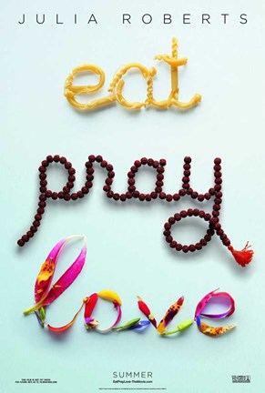 Framed Eat Pray Love - Style A Print